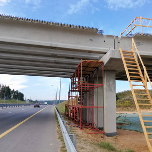 Поставка объемной опалубки для моста на Киевском шоссе